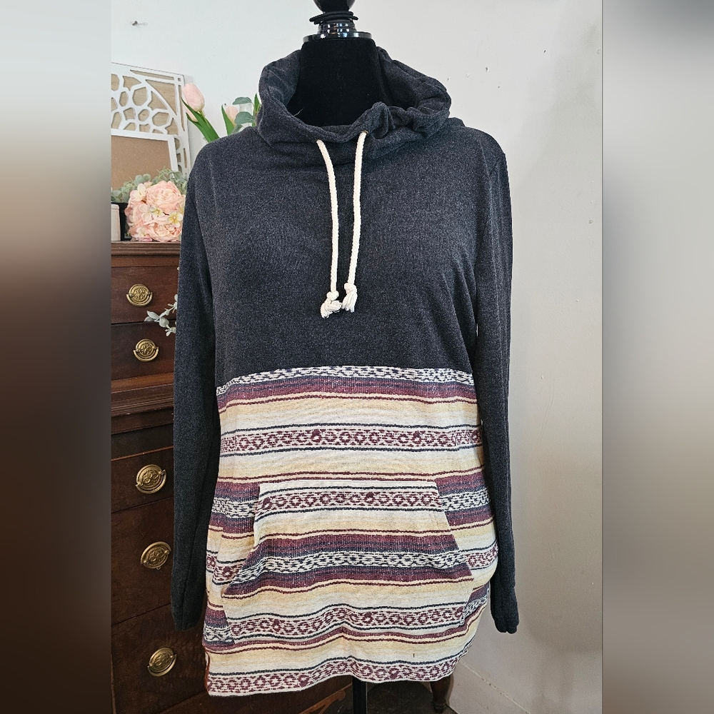 XXXL athleisure cowl neck sweatshirt from ampersand avenue